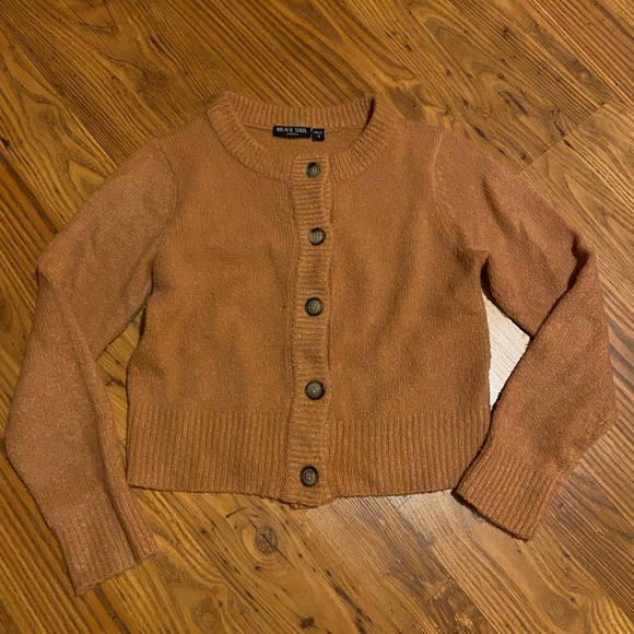 Brave Soul London Small Orange Cardigan - Picture 1 of 3